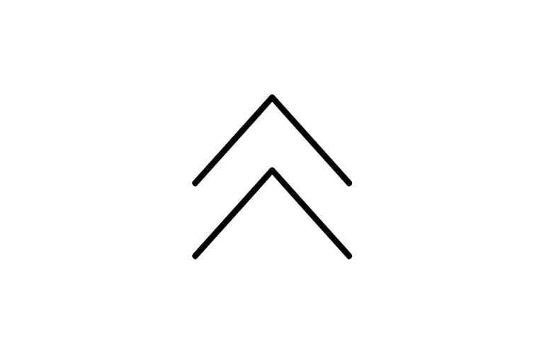 Up arrows icon.