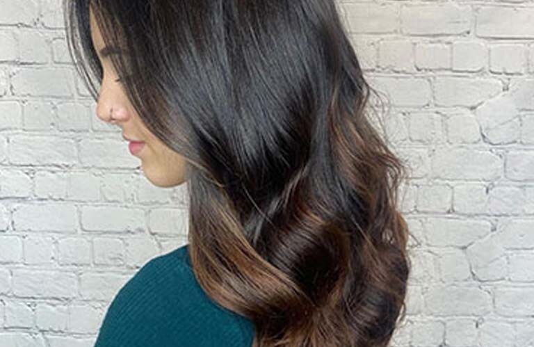 UGC image of salon shine treatment from @hairbymegs_.