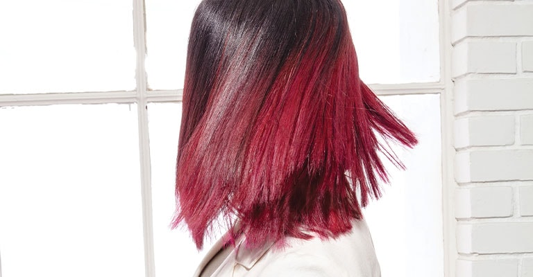 vibrant hair color | hair salon services | Aveda