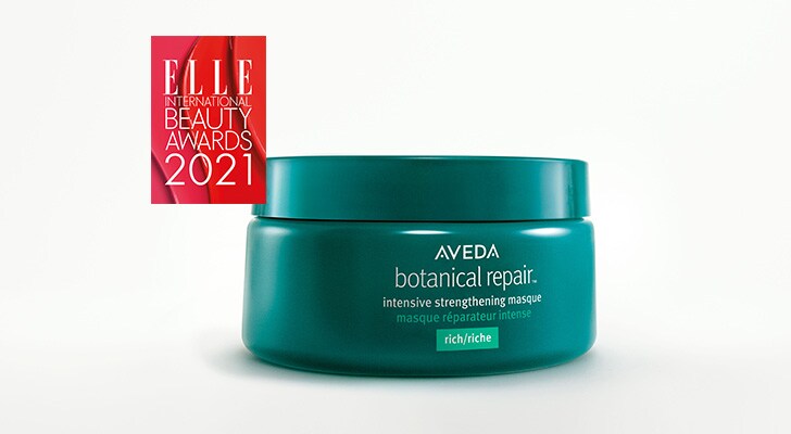 Winner of Elle International Beauty awards 2021 - botanical repair intensive strengthening treatment masque rich