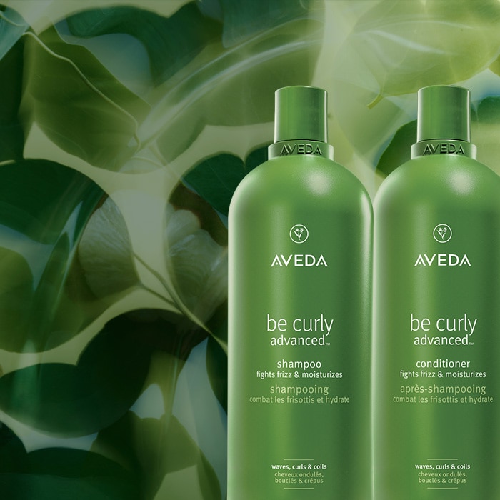 Shop be curly advanced shampoo & conditioner products - now available in liter sizes