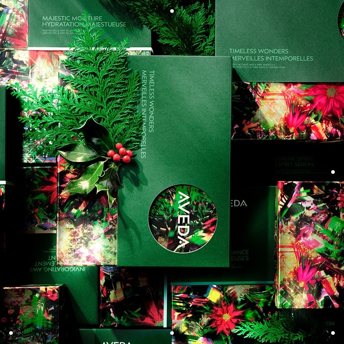 Shop all Aveda gift sets this holiday season - up to 20% savings on select gift sets