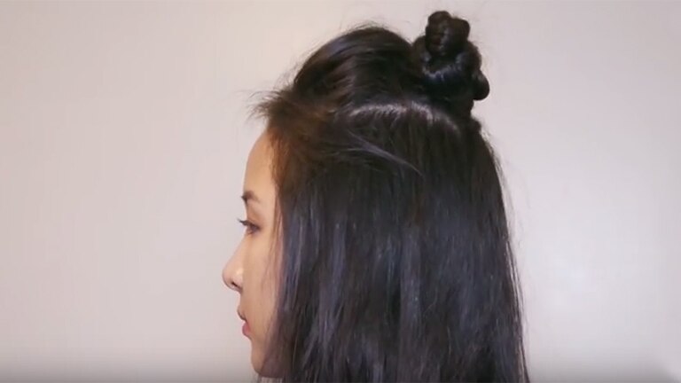 Aveda How To A Simple Textured Half Braid Bun