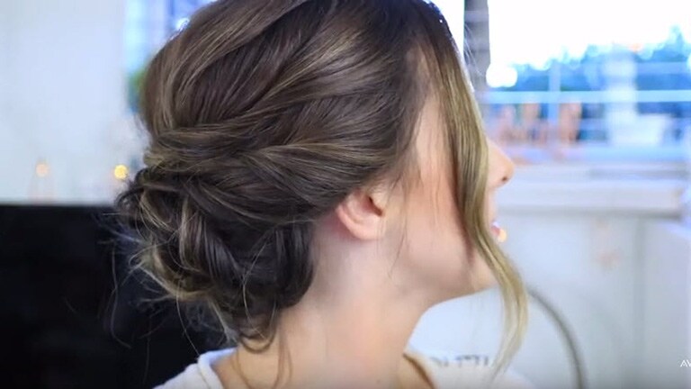 Aveda How To Romantic Wavy Low Bun