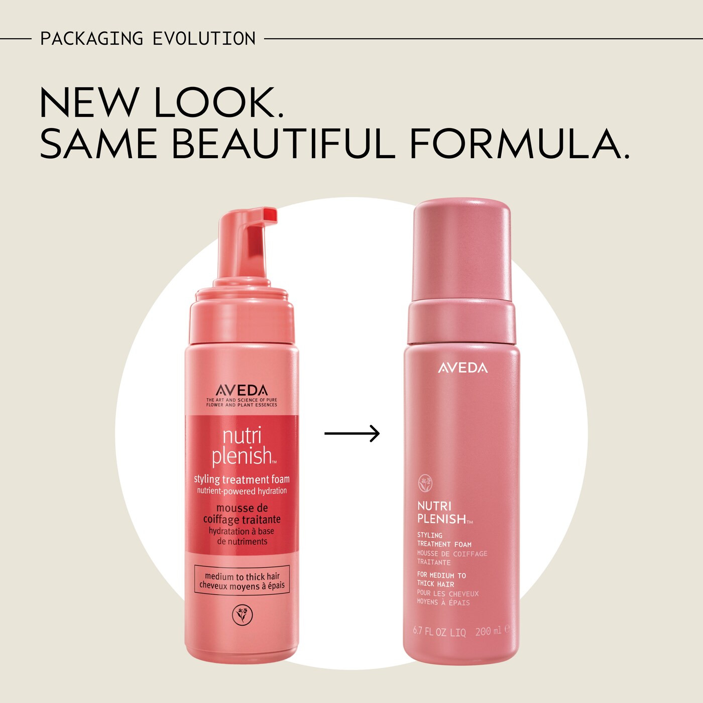 Nutriplenish™ Styling Treatment Foam, 6.7 fl oz/200 ml