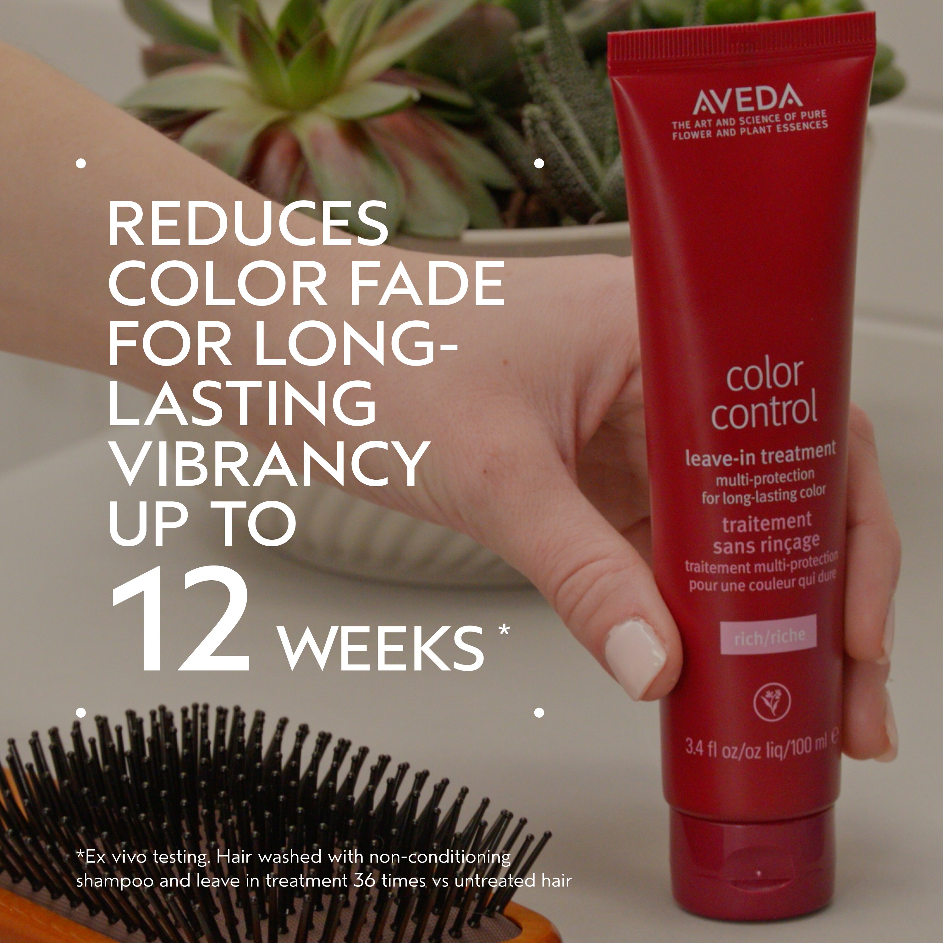 color control leave-in treatment: rich | Aveda