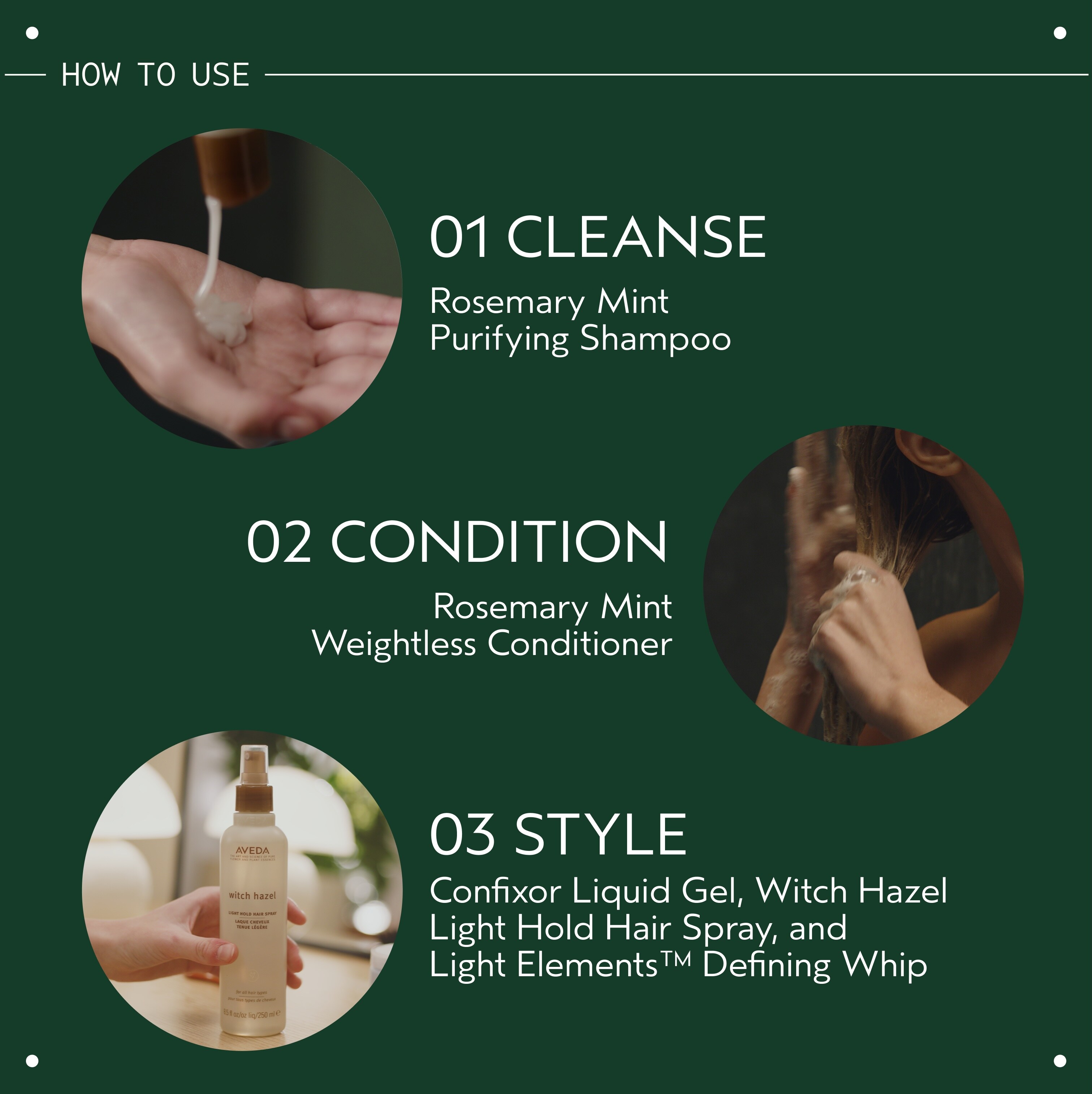 witch hazel hair spray | Aveda