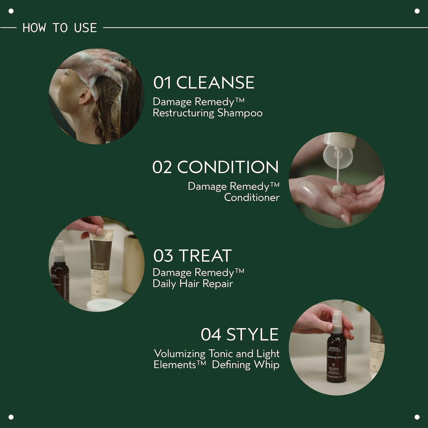 damage remedy™ daily hair repair leave in treatment, 3.4 fl oz/100 ml