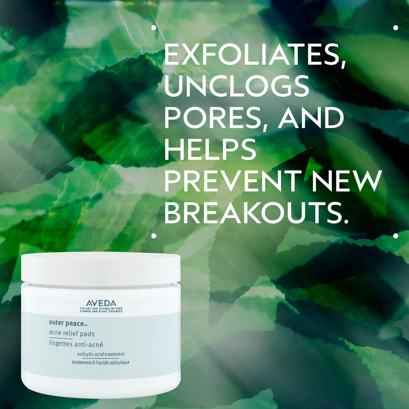 outer peace<span class="trade">&trade;</span> acne relief pads