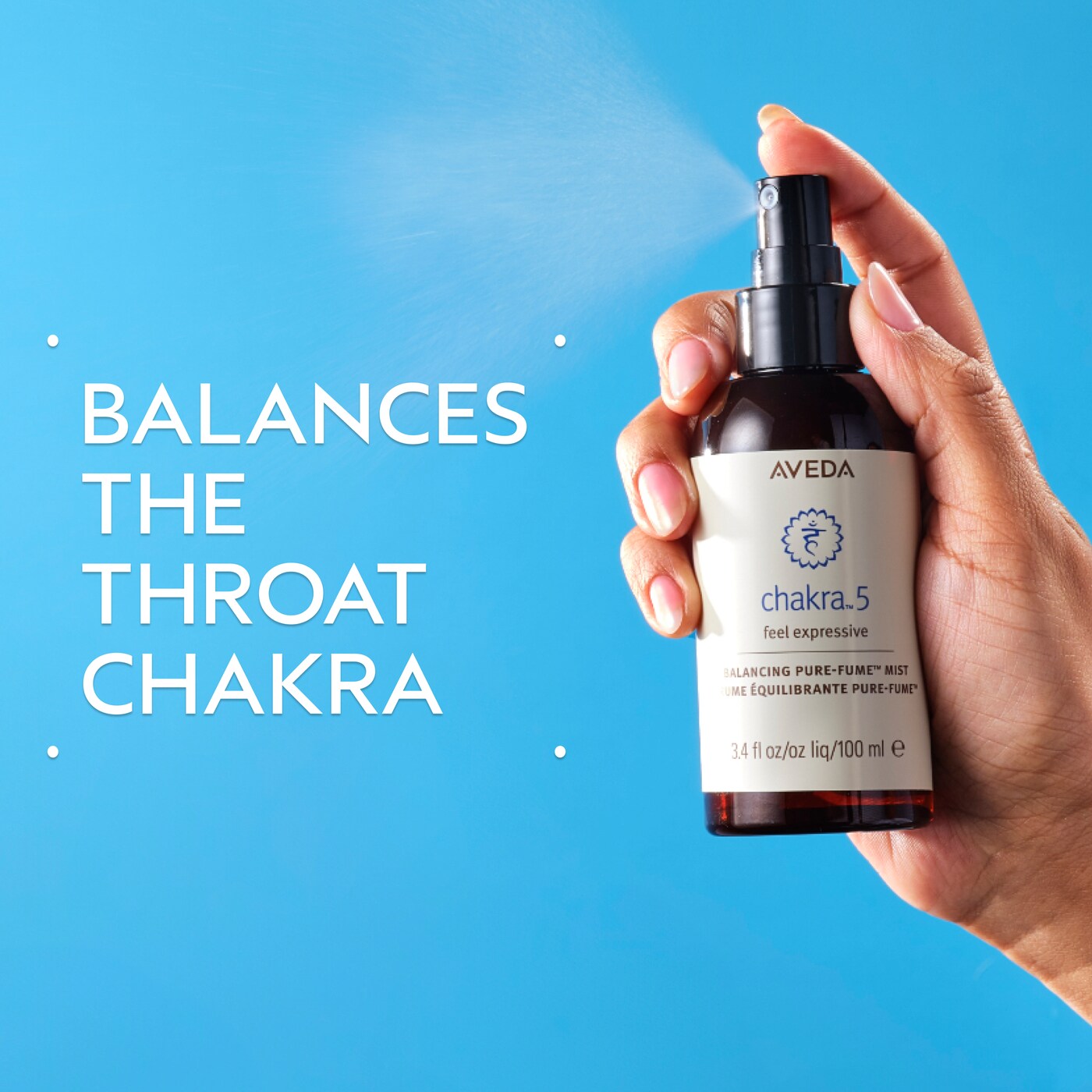 chakra<span class="trade">&trade;</span> 5 balancing pure-fume<span class="trade">&trade;</span> mist expressive