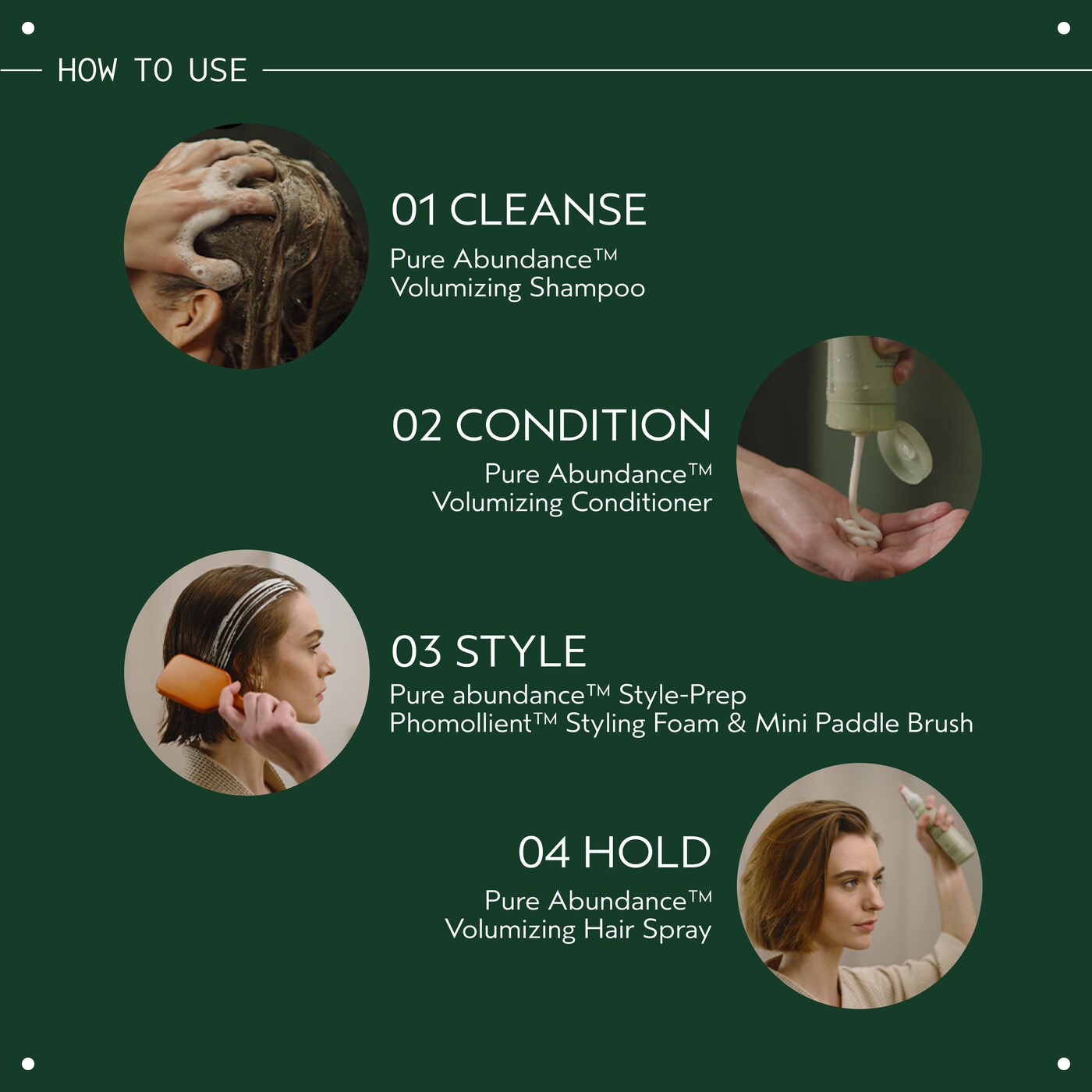 phomollient™ styling foam for hair volume