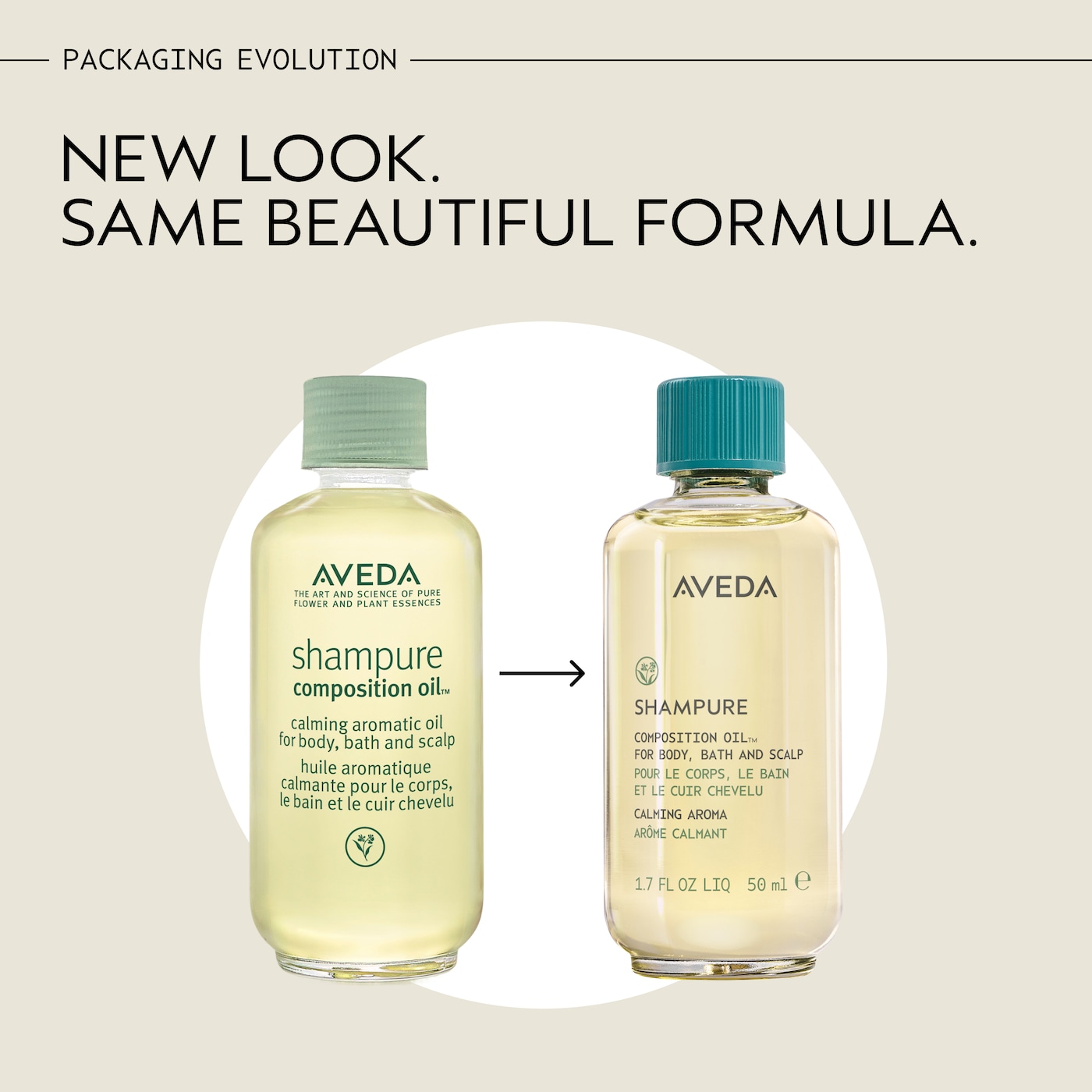 Shampure Composition Oil™ For Body, Bath And Scalp, 1.7 fl oz/50 ml