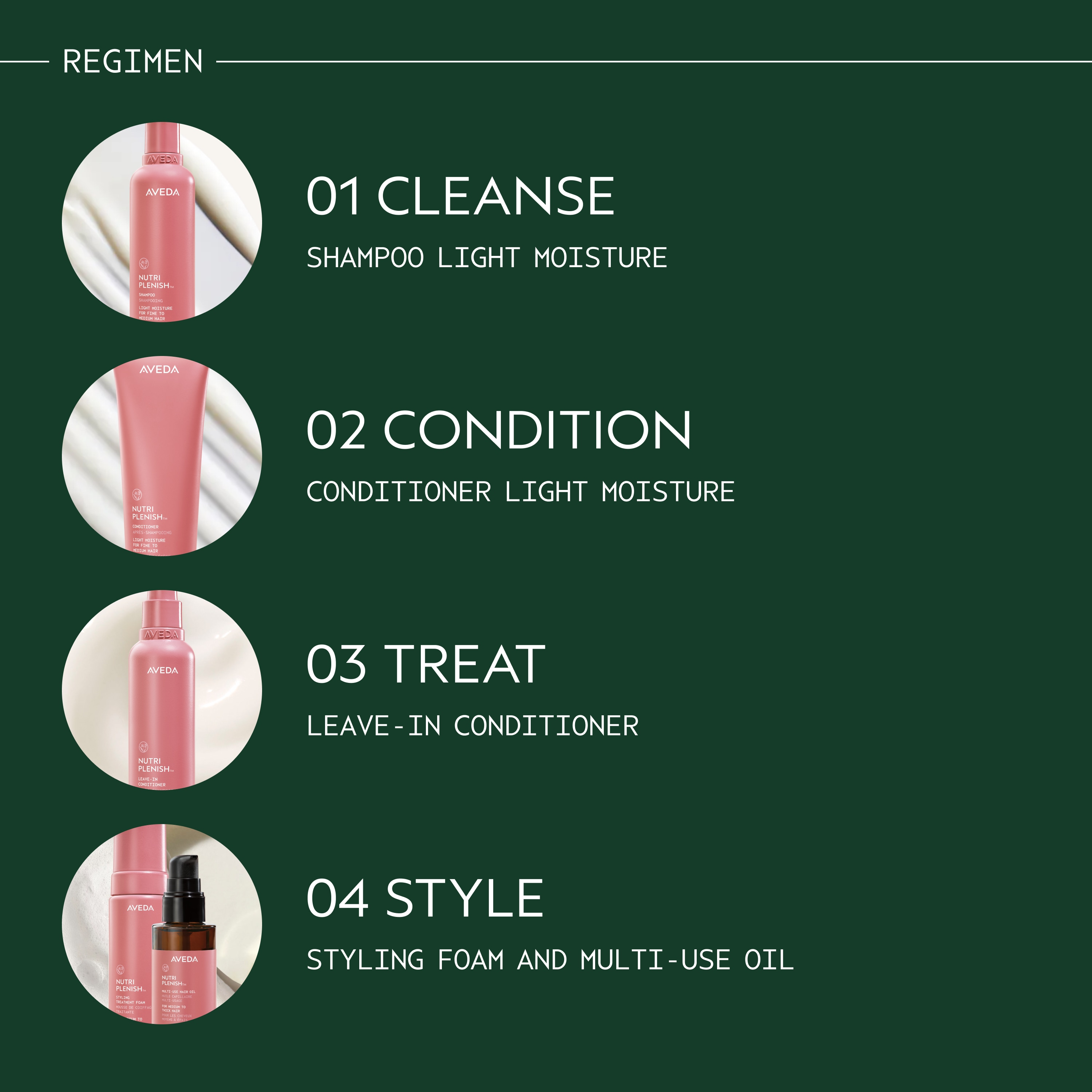 nutriplenish shampoo light moisture | hair care | Aveda