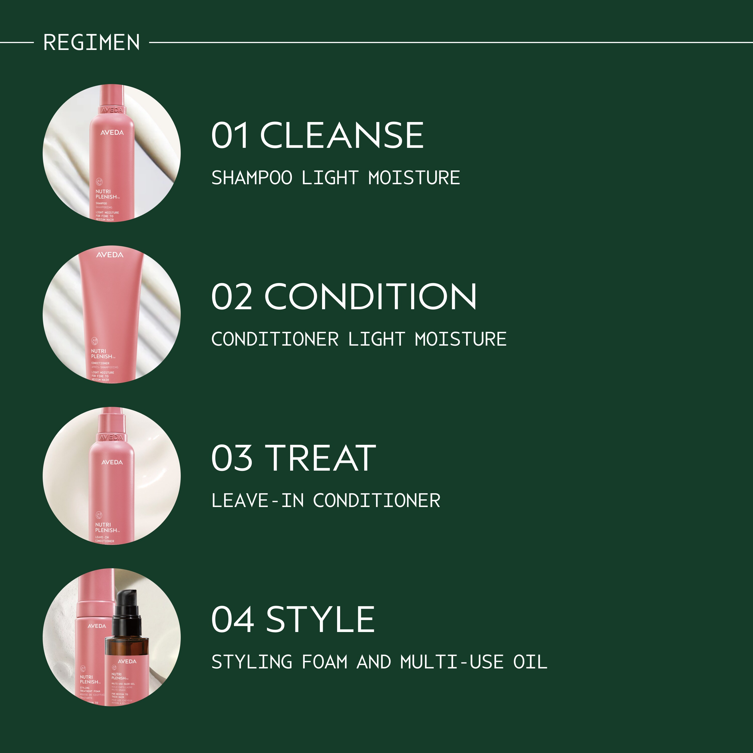 nutriplenish conditioner light moisture | hair care | Aveda