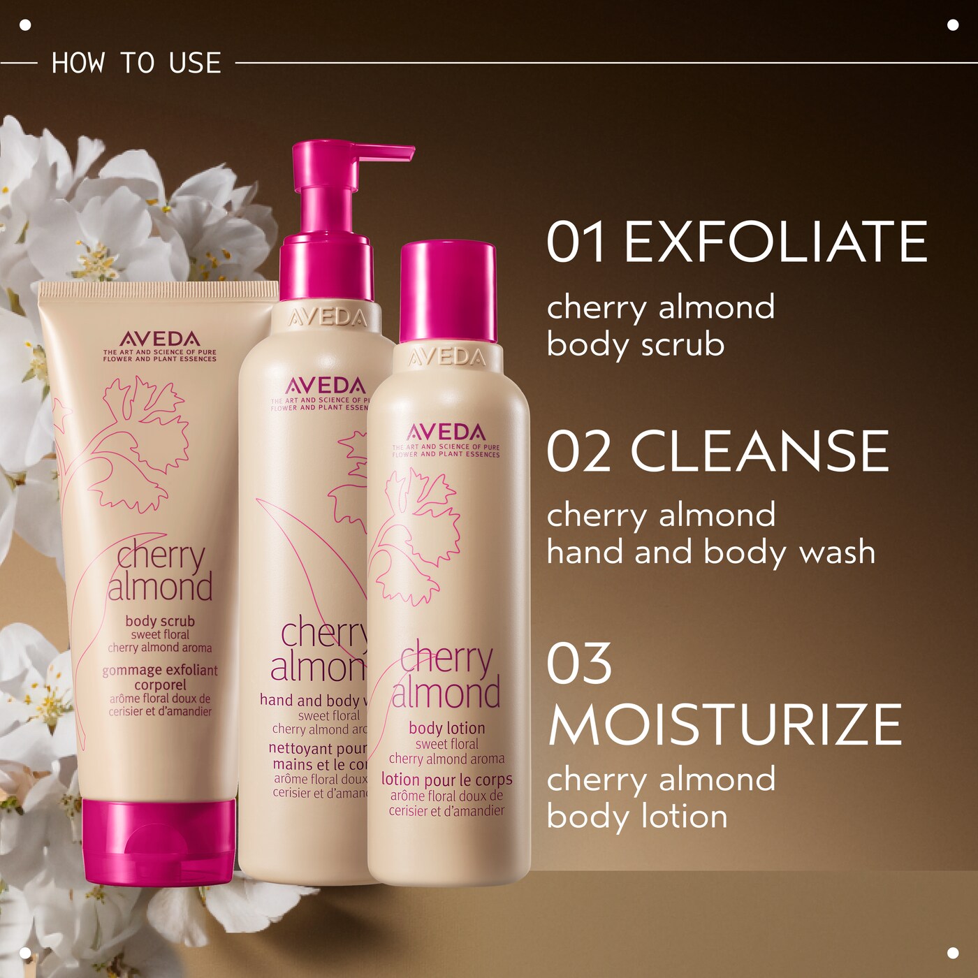 cherry almond body scrub for gentle exfoliation, 6.7 fl oz/200 ml