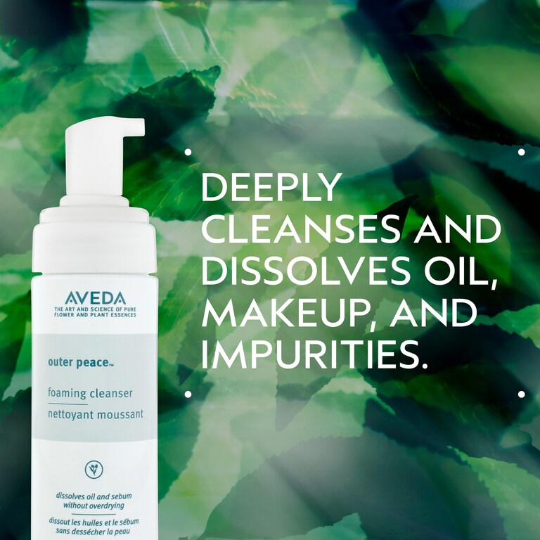 outer peace™ foaming cleanser, 4.2 fl oz/125 ml