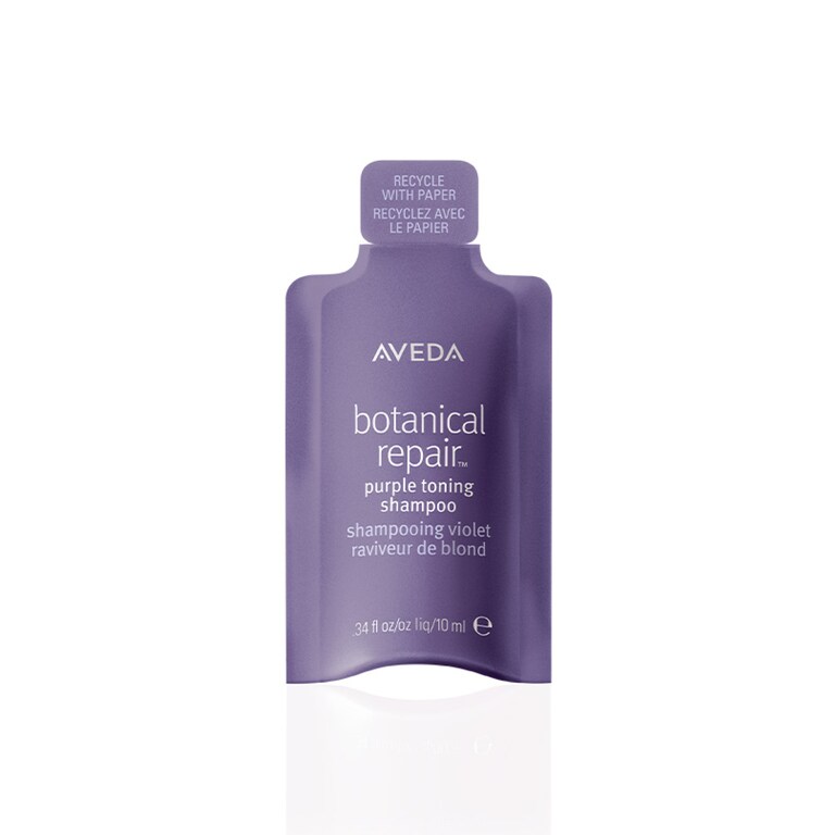 free sample of botanical repair™ purple toning shampoo, .34 fl oz/10 ml 