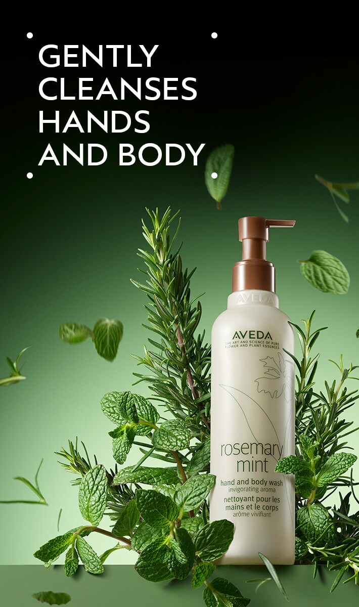 limited-edition invigorating awe rosemary mint hair & body essentials gift set