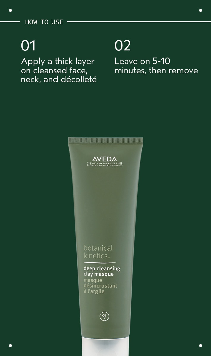 botanical kinetics<span class="trade">&trade;</span> deep cleansing clay masque