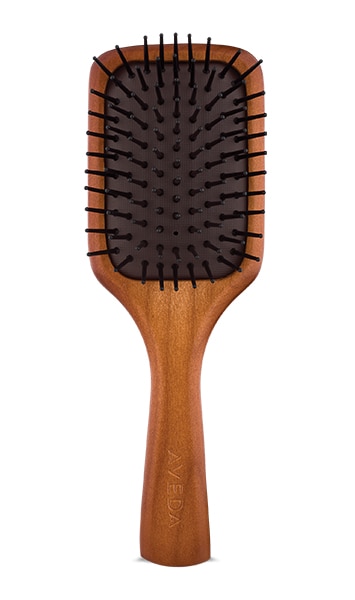 aveda wooden mini paddle brush